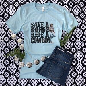 Save a Horse Graphic Tee size S NEW with tags